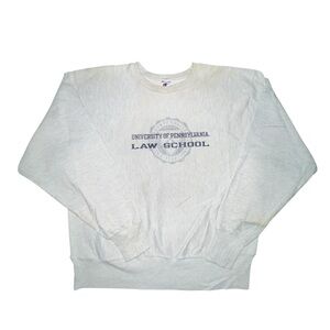 Vintage UNIVERSITY PENNSYLVANIA Law School CHAMPION Crewneck Sweater .